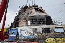 Гърция - Лариса - влакова катастрофа