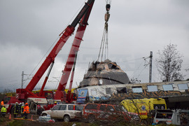 Гърция - Лариса - влакова катастрофа