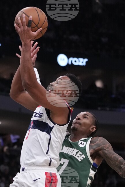 CORRECTION Wizards Bucks Basketball