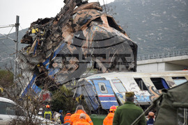 Гърция - Лариса - влакова катастрофа