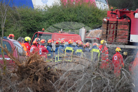 Гърция - Лариса - влакова катастрофа