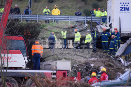 Гърция - Лариса - влакова катастрофа