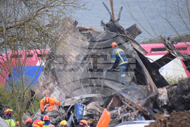 Гърция - Лариса - влакова катастрофа
