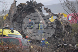 Гърция - Лариса - влакова катастрофа