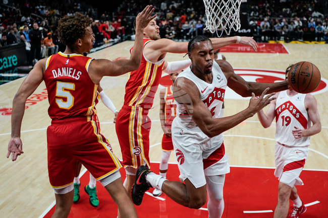 APTOPIX Raptors Hawks Basketball