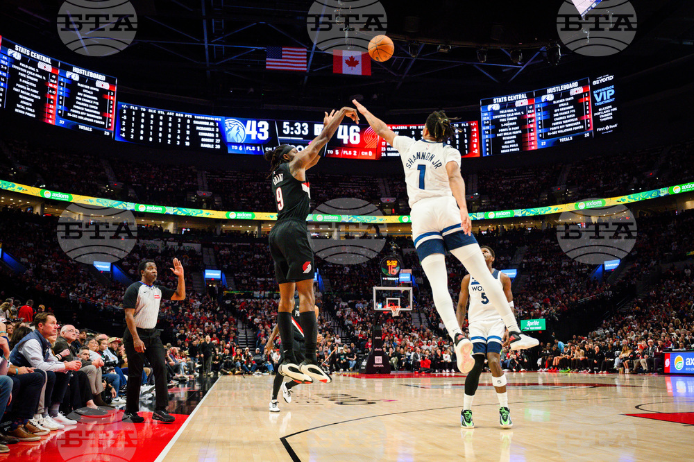 Timberwolves Trail Blazers Basketball