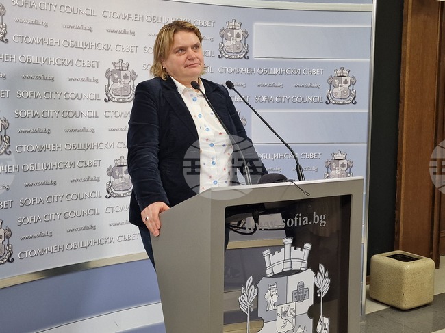 Столичен общински съвет - Надежда Бобчева - брифинг