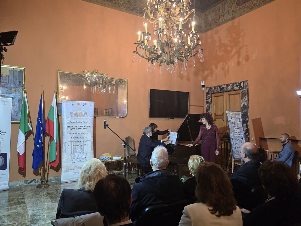 Bulgarian Embassy in Rome Hosts 10th Artemidia Biennale Dedicated to Sts Cyril and Methodius