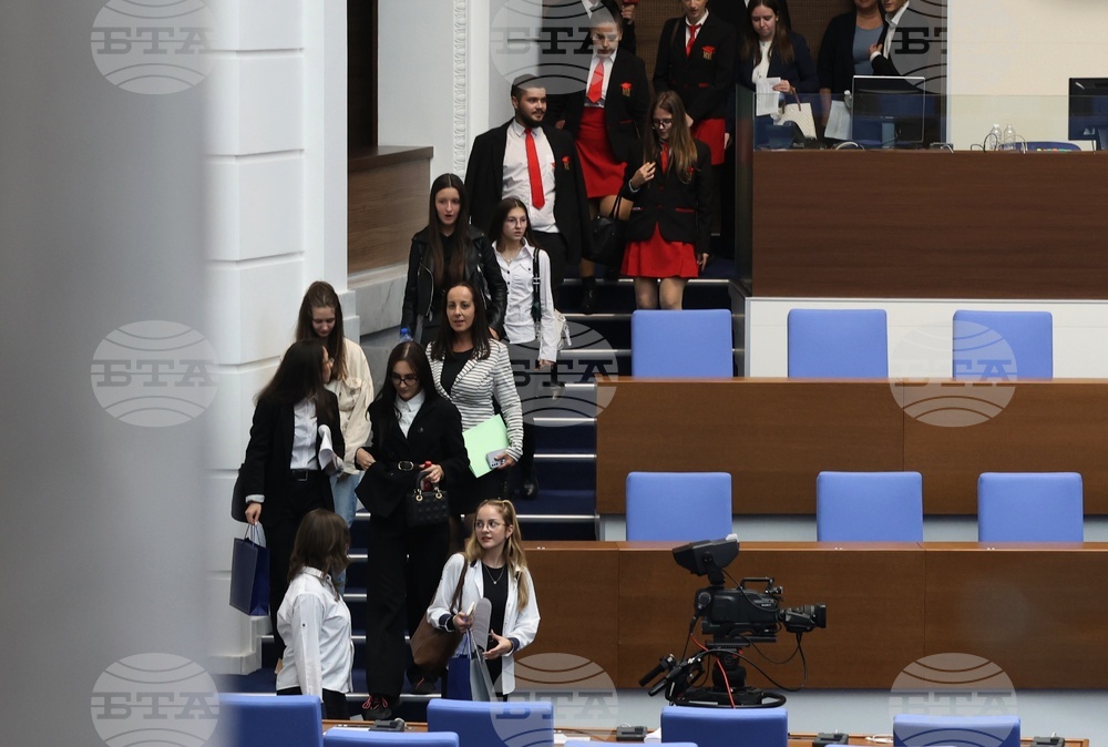 Народно събрание - заседание - ученици