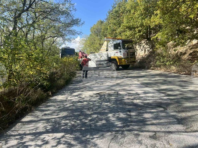 Товарен автомобил катастрофира между панагюрското село Поибрене и Белица