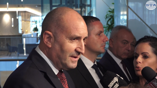 Вчера беше официализирана коалиция „Магнитски", заяви президентът Румен Радев