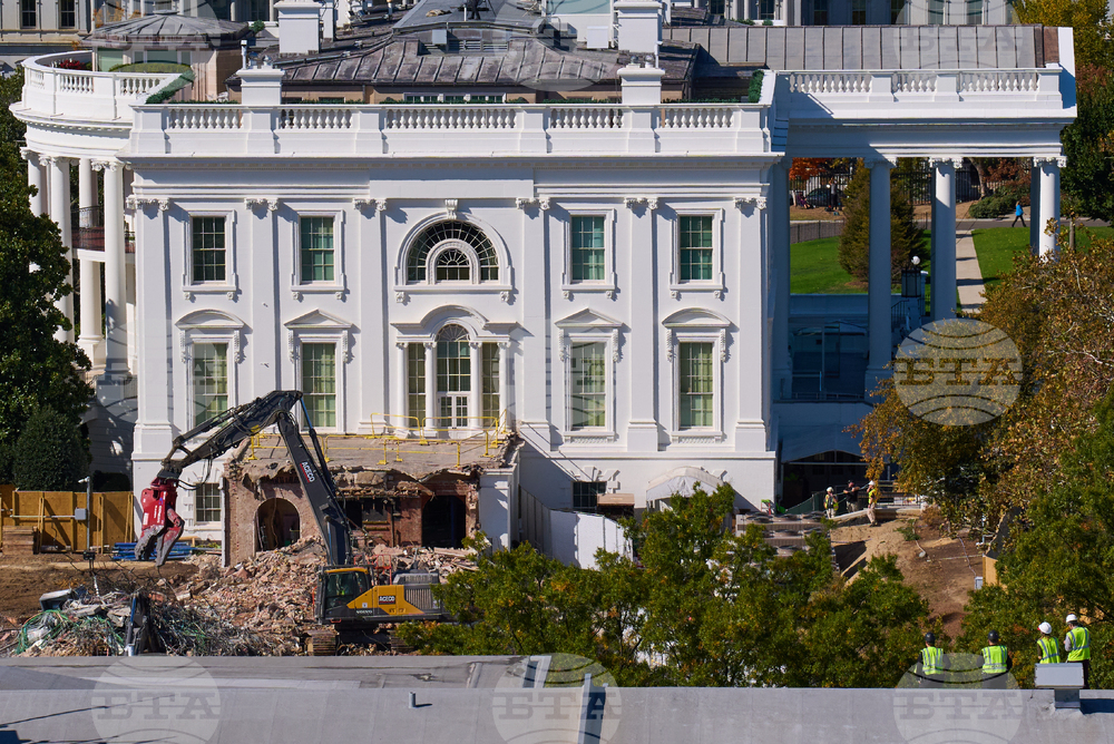 APTOPIX White House Demolition