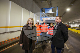 Тунел Люлин  - строителни дейности - проверка