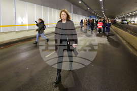 Тунел Люлин  - строителни дейности - проверка