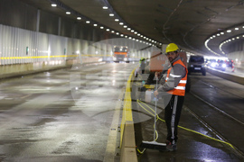 Тунел Люлин  - строителни дейности - проверка