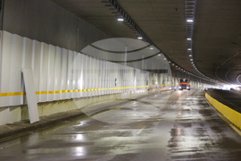 Тунел Люлин  - строителни дейности - проверка