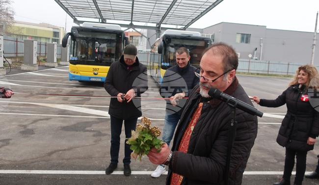 Плевен - електробуси - нов обект - откриване