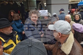 Протест в подкрепа на Александър Морфов