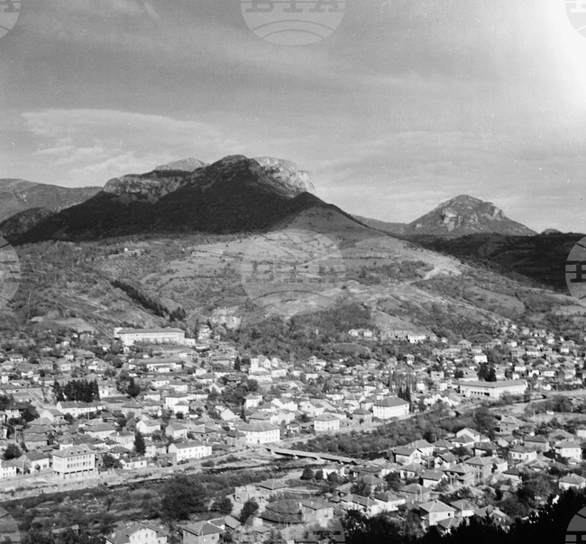 Град Тетевен в снимки през 1960 година.