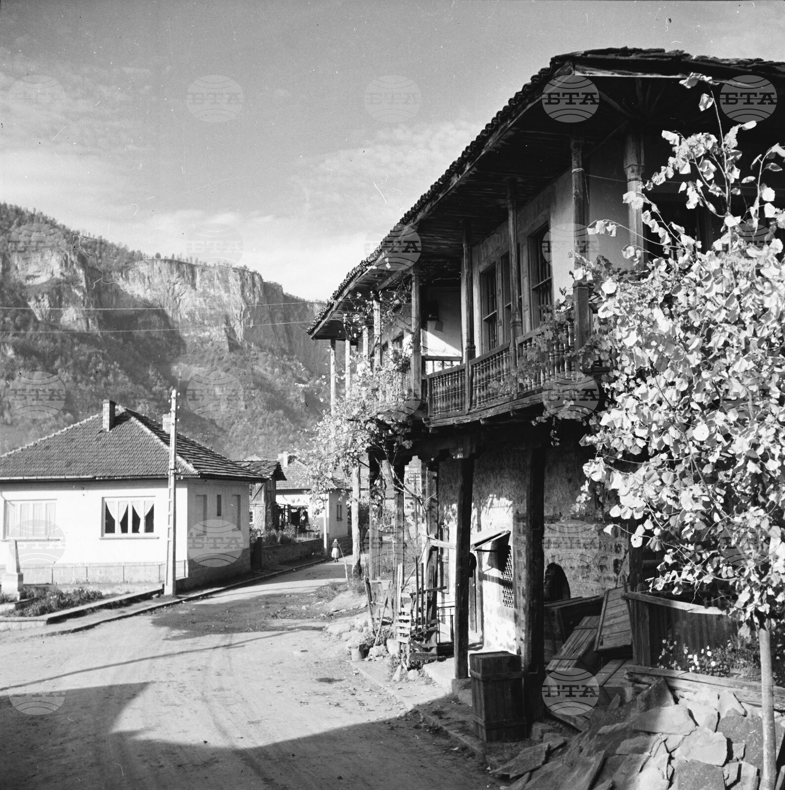 Град Тетевен в снимки през 1960 година.