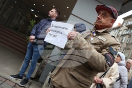 Протест в подкрепа на Александър Морфов