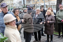 Протест в подкрепа на Александър Морфов