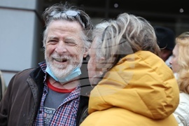 Протест в подкрепа на Александър Морфов