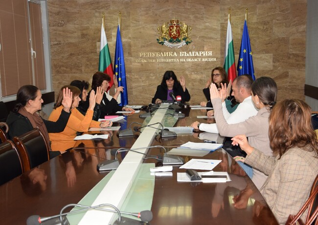 Заседание на Областния координационен център – Видин за обхват и задържане на децата и учениците в образователната система