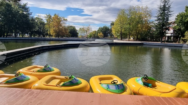 Възстановено е езерото с лодки в Лесопарк "Кенана" край Хасково