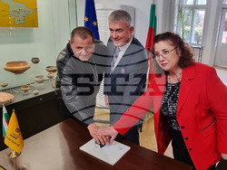 Сливен - Добри Желязков - пощенска марка - валидиране