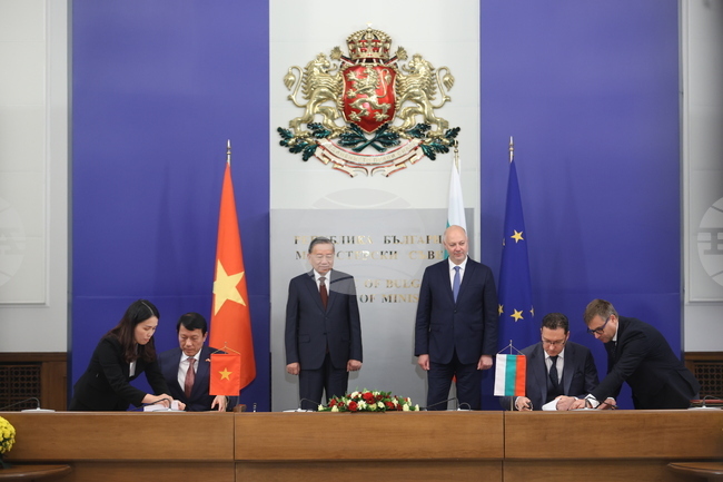 Bulgaria, Vietnam Sign Bilateral Documents on Cooperation Across Multiple Areas