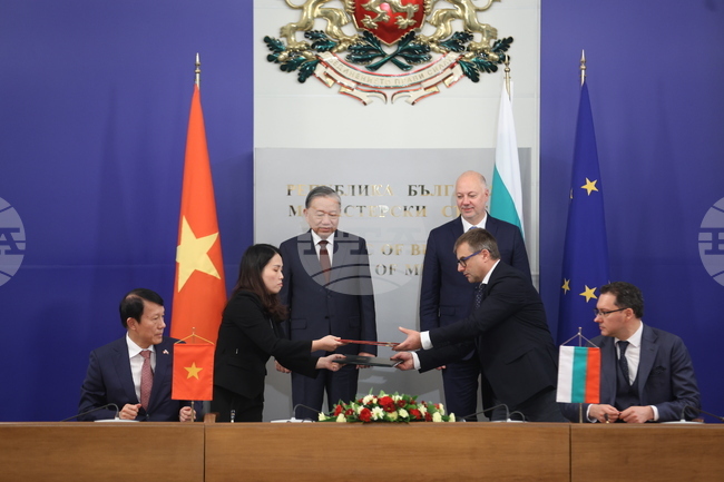 България и Виетнам подписаха двустранни документи за сътрудничество в редица области