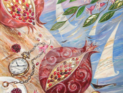 Даниела Хаджиева подканва към мистично пътешествие над ущърбеното ни битие с новата си изложба „Ангели и изкушения“. Снимка: Екипът на събитието