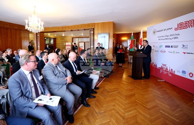 Japan-Bulgaria Business Association Holds Fourth Annual Meeting at Ambassador’s Residence