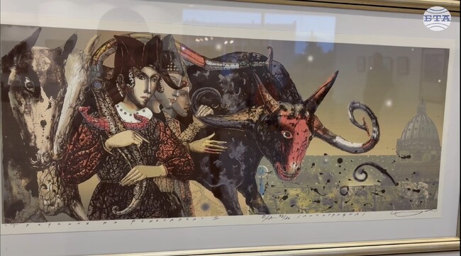 Художникът Владимир Чукич подреди изложба в галерия „Проф. Васил Захариев“ в Самоков