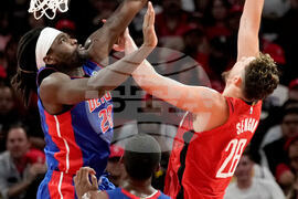 Pistons Rockets Basketball