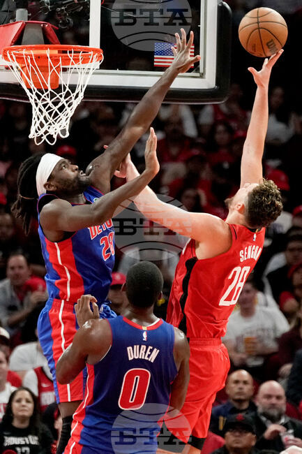 Pistons Rockets Basketball