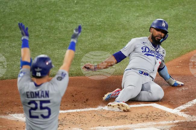 APTOPIX World Series Dodgers Blue Jays Baseball