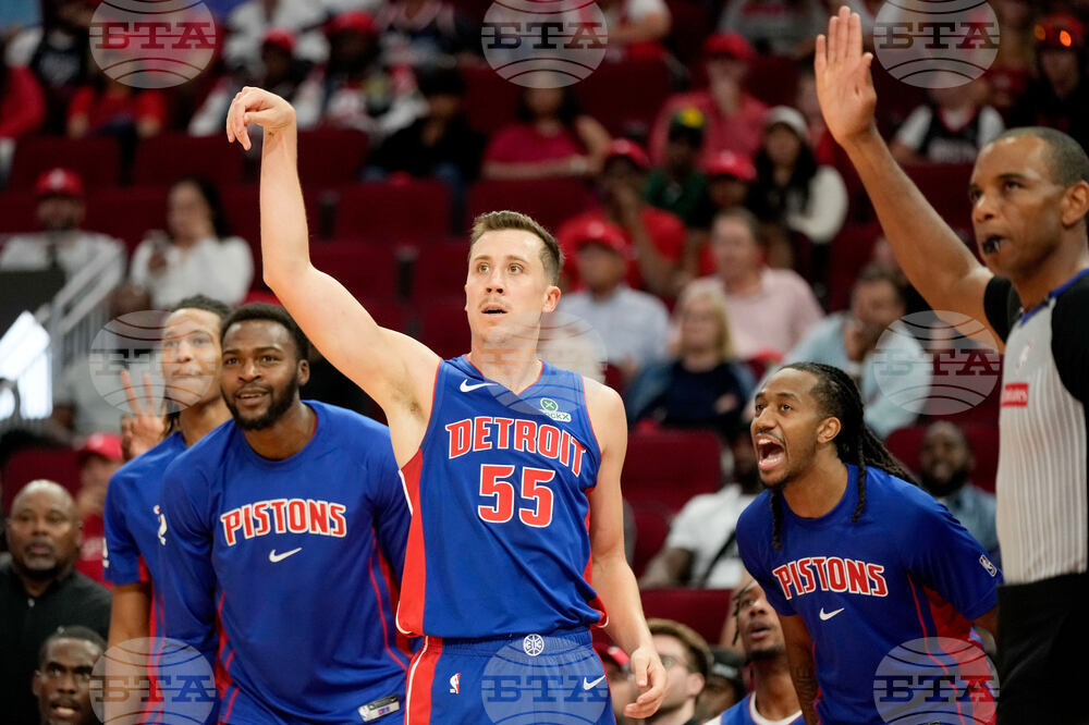 Pistons Rockets Basketball