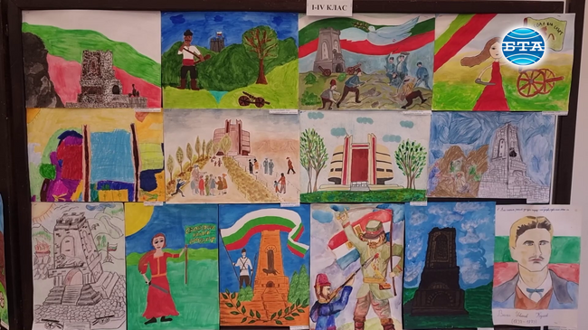 В плевенската Панорама е открита изложба с творби от националния детски конкурс за рисунка "Освобождението"