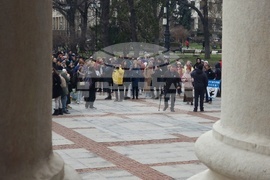 Протест в подкрепа на Александър Морфов