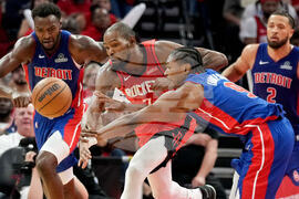 Pistons Rockets Basketball