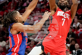 Pistons Rockets Basketball