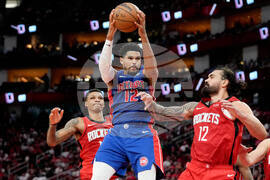Pistons Rockets Basketball
