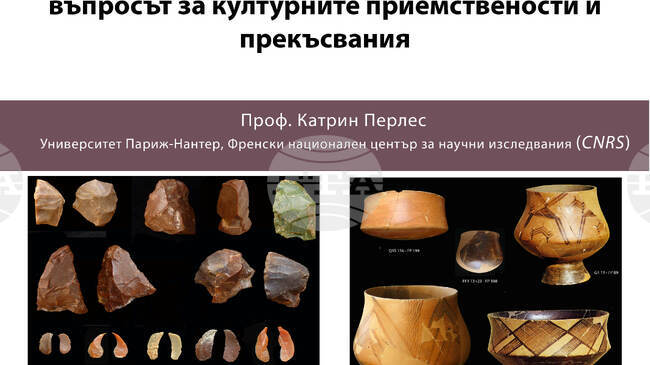 Професор Катрин Перлес от Университетa Париж-Нантер ще изнесе лекция в Националния археологически музей