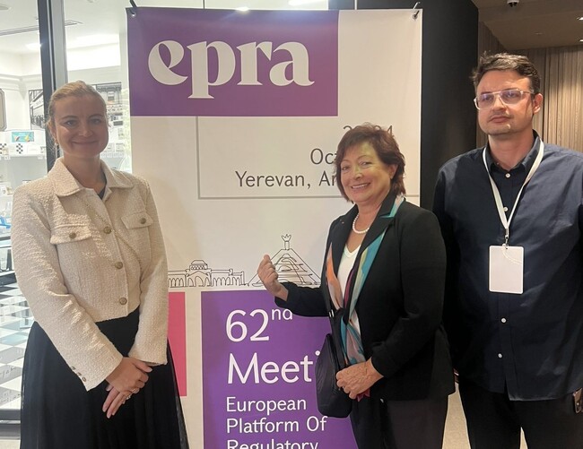 Представители на Съвета за електронни медии участваха в 62-рата среща на European Platform of Regulatory Authorities в Ереван