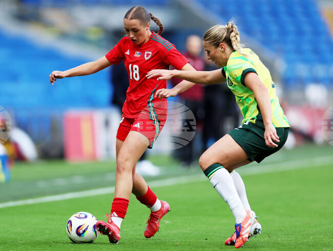 Britain Soccer Women Wales Australia
