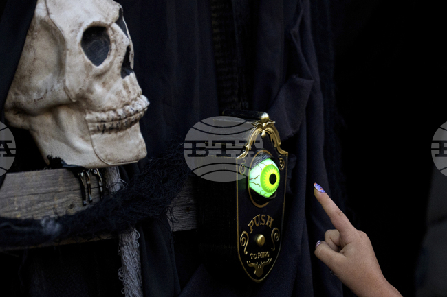 APTOPIX Romania Halloween