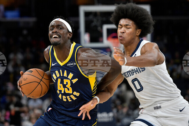 Pacers Grizzlies Basketball