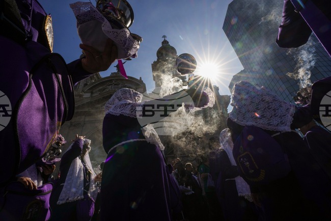 APTOPIX Chile Lord of Miracles